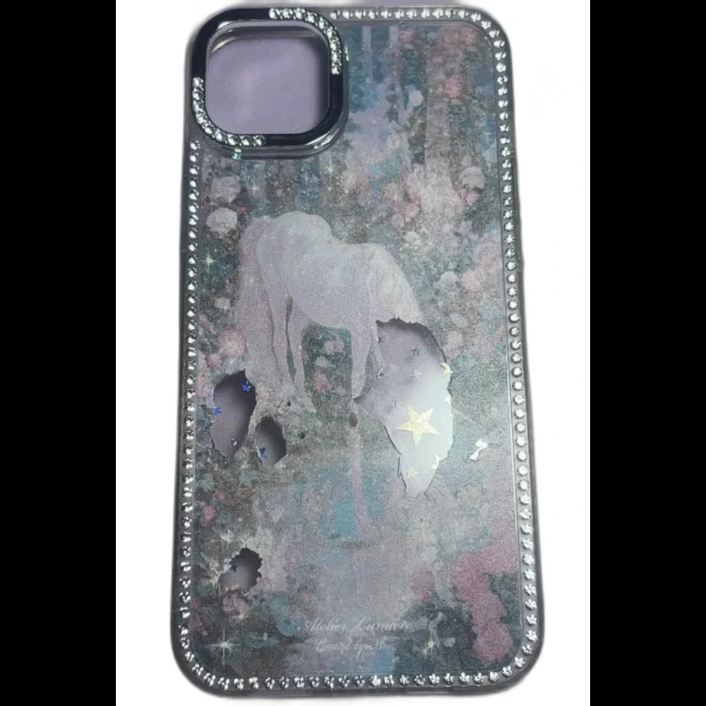 iPhone 15 plus unicorn case- damaged condition